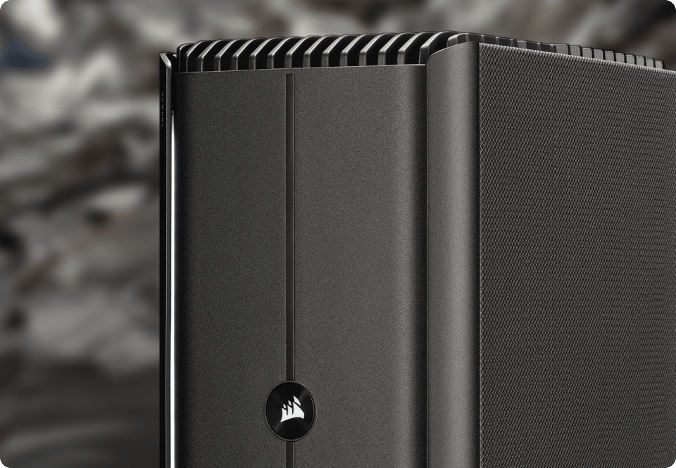 CORSAIR ONE a600 PC – Metal Dark: Liquid Cooled AMD Ryzen 7 9700X